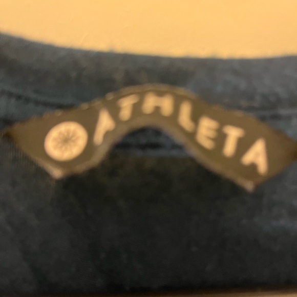 Athleta Adult Men's Short Sleeve T-Shirt Size Small Blue - Picture 4 of 11